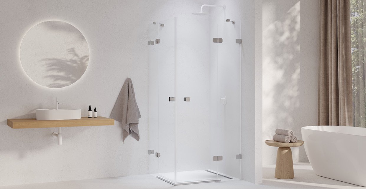 Glass that protects. RAVAK glazed shower enclosures are 1OO% safe